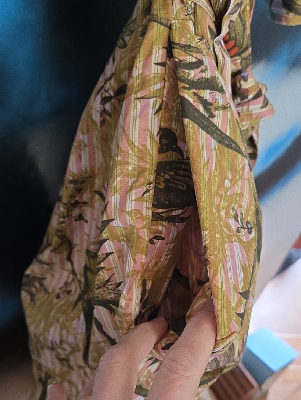 Vivienne Westwood Olive & Pink Tropical Shirt Dress - Picture 6 of 12